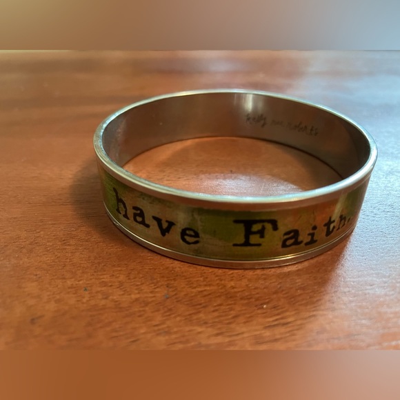 Kelly Rae Roberts Message Bangle - Picture 1 of 4